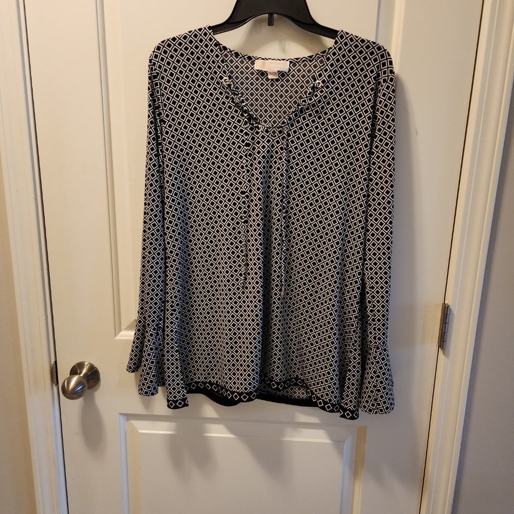 Michael Kors Geometric Blouse
